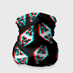 Бандана-труба Skyrim glitch logo patten, цвет: 3D-принт