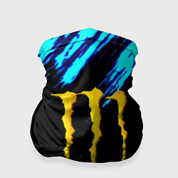 Бандана Monster energy текстура огненная