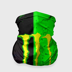 Бандана-труба Monster energy green fire, цвет: 3D-принт
