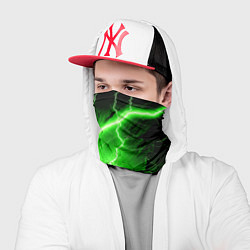 Бандана-труба Color green black, цвет: 3D-принт — фото 2