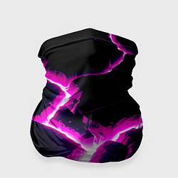 Бандана-труба Color pink black, цвет: 3D-принт