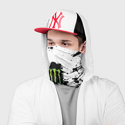 Бандана-труба Monster energy брызги красок, цвет: 3D-принт — фото 2