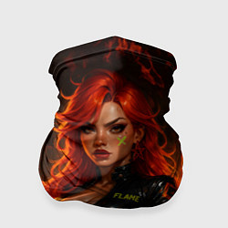 Бандана-труба Пламенная Мавуика - Genshin Impact, цвет: 3D-принт