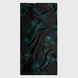 Бандана-труба Color black turquoise, цвет: 3D-принт — фото 2
