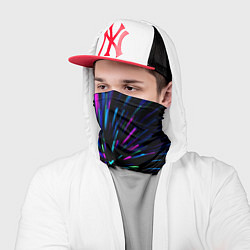 Бандана-труба Neon rods, цвет: 3D-принт — фото 2