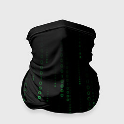 Бандана Color black green