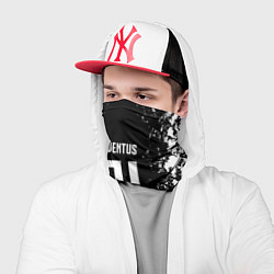 Бандана-труба Juventus краски белые, цвет: 3D-принт — фото 2