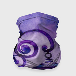 Бандана-труба Уличный фиолетовый фонарь, цвет: 3D-принт