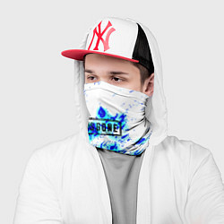 Бандана-труба Daysgone голубые краски, цвет: 3D-принт — фото 2