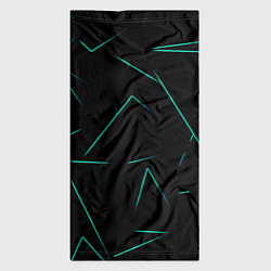 Бандана-труба Color turquoise line, цвет: 3D-принт — фото 2