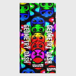 Бандана-труба Geometry dash neon gradient, цвет: 3D-принт — фото 2