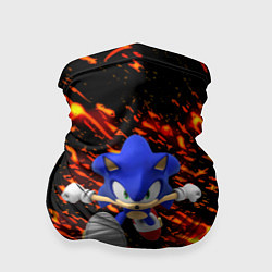 Бандана-труба Sonic огенная текстура, цвет: 3D-принт