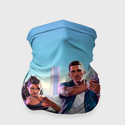 Бандана-труба GTA 6 главные герои, цвет: 3D-принт