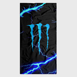 Бандана-труба Monster energy storm blue, цвет: 3D-принт — фото 2