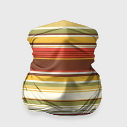 Бандана-труба Горизонтальные полосы, цвет: 3D-принт