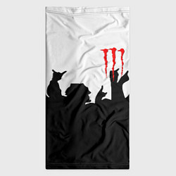 Бандана-труба Monster energy rock black, цвет: 3D-принт — фото 2
