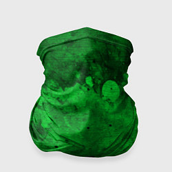 Бандана-труба Абстракция - green acid stains, цвет: 3D-принт