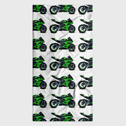 Бандана-труба Motorbike green, цвет: 3D-принт — фото 2