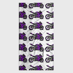 Бандана-труба Motorcycle purple, цвет: 3D-принт — фото 2