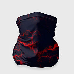 Бандана-труба Lightning red glow, цвет: 3D-принт