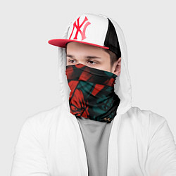 Бандана-труба Демоны Oni - нейроарт, цвет: 3D-принт — фото 2