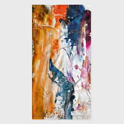 Бандана-труба Разноцветные мазки кисти на палитре художника, цвет: 3D-принт — фото 2