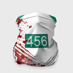 Бандана-труба Кровавая форма игрока 456 из игры в кальмара, цвет: 3D-принт