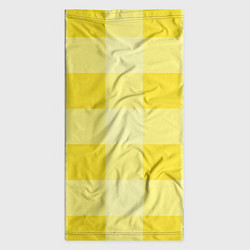 Бандана-труба Солнечный желтый тартан, цвет: 3D-принт — фото 2