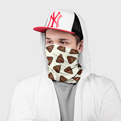 Бандана-труба Нашивки какашки, цвет: 3D-принт — фото 2