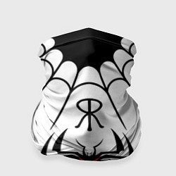 Бандана-труба Паук на белом - the web of Fate, цвет: 3D-принт