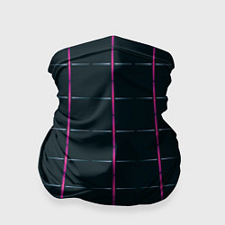 Бандана-труба Color black stripes, цвет: 3D-принт