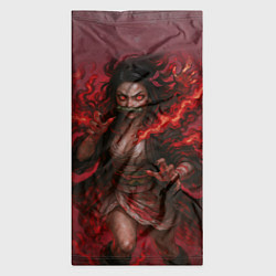 Бандана-труба Незуко Камадо реализм, цвет: 3D-принт — фото 2