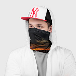 Бандана-труба Закат на плато, цвет: 3D-принт — фото 2