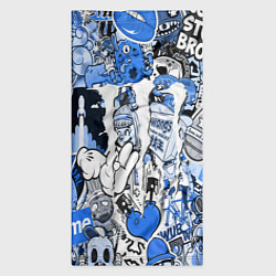 Бандана-труба Monster energy sticker blue, цвет: 3D-принт — фото 2