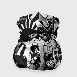 Бандана-труба Monster energy black sticker, цвет: 3D-принт