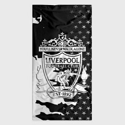 Бандана-труба Liverpool текстура спорт, цвет: 3D-принт — фото 2