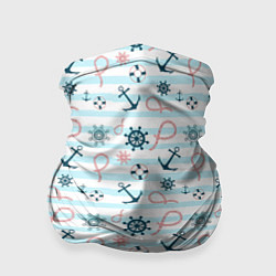 Бандана-труба Морская тема, цвет: 3D-принт