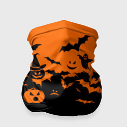 Бандана-труба Хэллоуин тыквы и призраки, цвет: 3D-принт