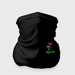 Бандана-труба Night club neon, цвет: 3D-принт