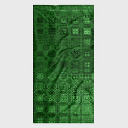 Бандана-труба Текстура изумрудное мерцание, цвет: 3D-принт — фото 2