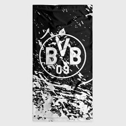 Бандана-труба Borussia белые краски, цвет: 3D-принт — фото 2