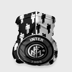 Бандана-труба Inter паттерн люди спорт, цвет: 3D-принт