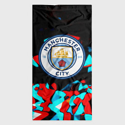 Бандана-труба Манчестер сити осколки, цвет: 3D-принт — фото 2