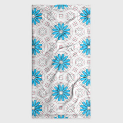 Бандана-труба Цветочно-геометрический узор, цвет: 3D-принт — фото 2