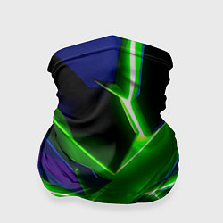 Бандана-труба Green glow, цвет: 3D-принт