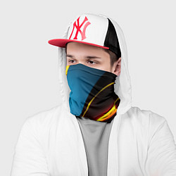 Бандана-труба Multicoloured neon, цвет: 3D-принт — фото 2