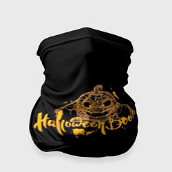 Бандана-труба Хэллоуин - Тыква в паутине, цвет: 3D-принт