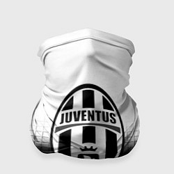 Бандана-труба Juventus черно белая геометрия, цвет: 3D-принт