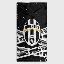 Бандана-труба Juventus подедитель краски, цвет: 3D-принт — фото 2