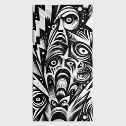 Бандана-труба Lightnings and faces - ai art fantasy, цвет: 3D-принт — фото 2